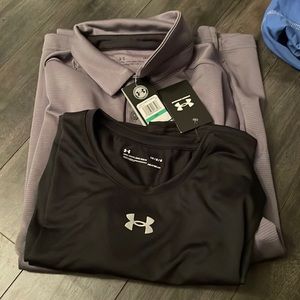 Under armour tank and shirt